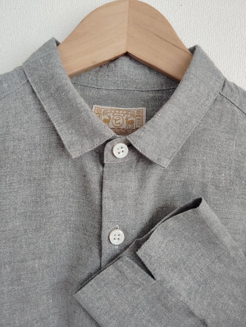 中川政七商店　ラグランワークシャツ