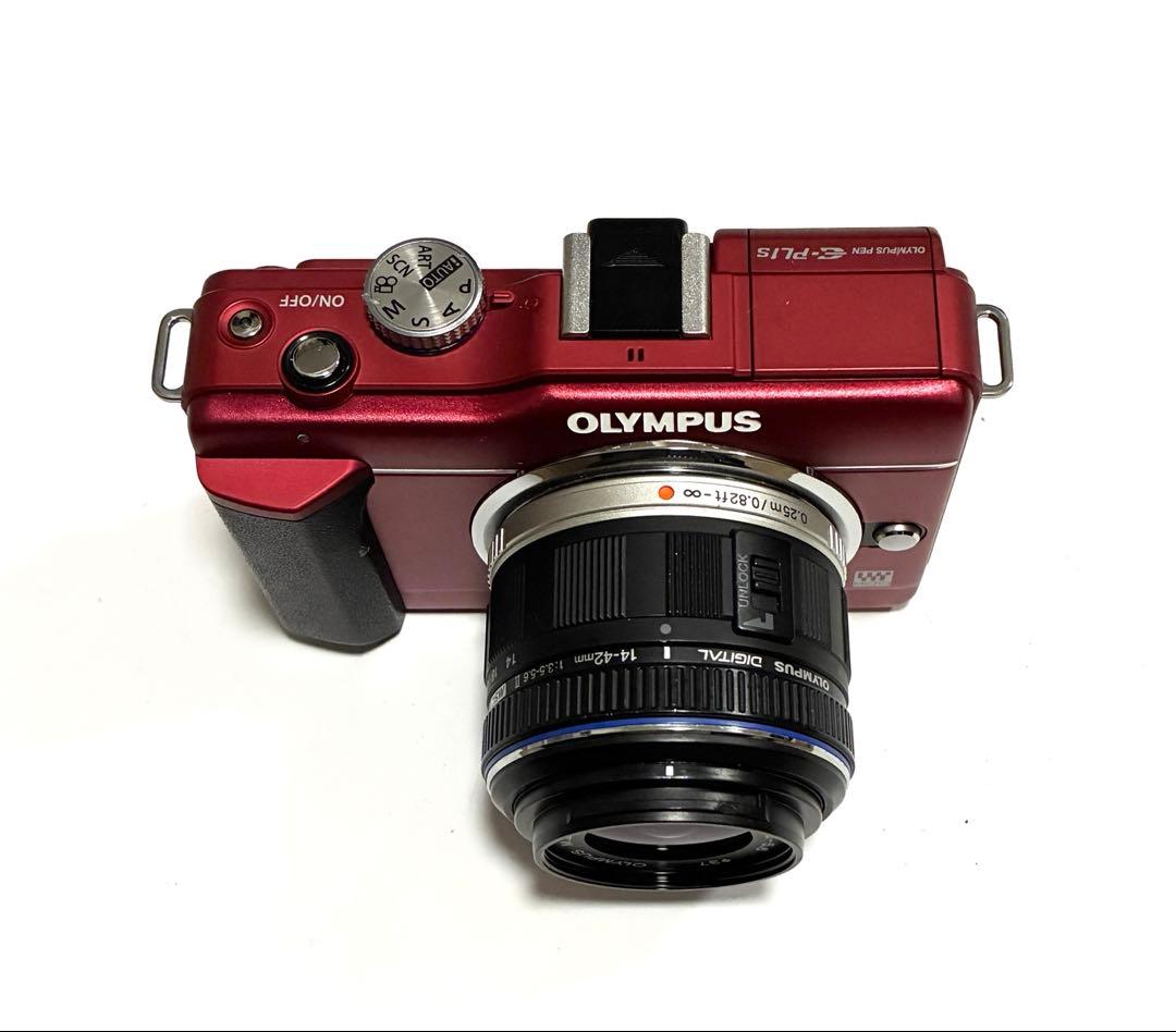 オリンパス PEN E-PL1 ミラーレス レンズ　M.ZUIKO セット