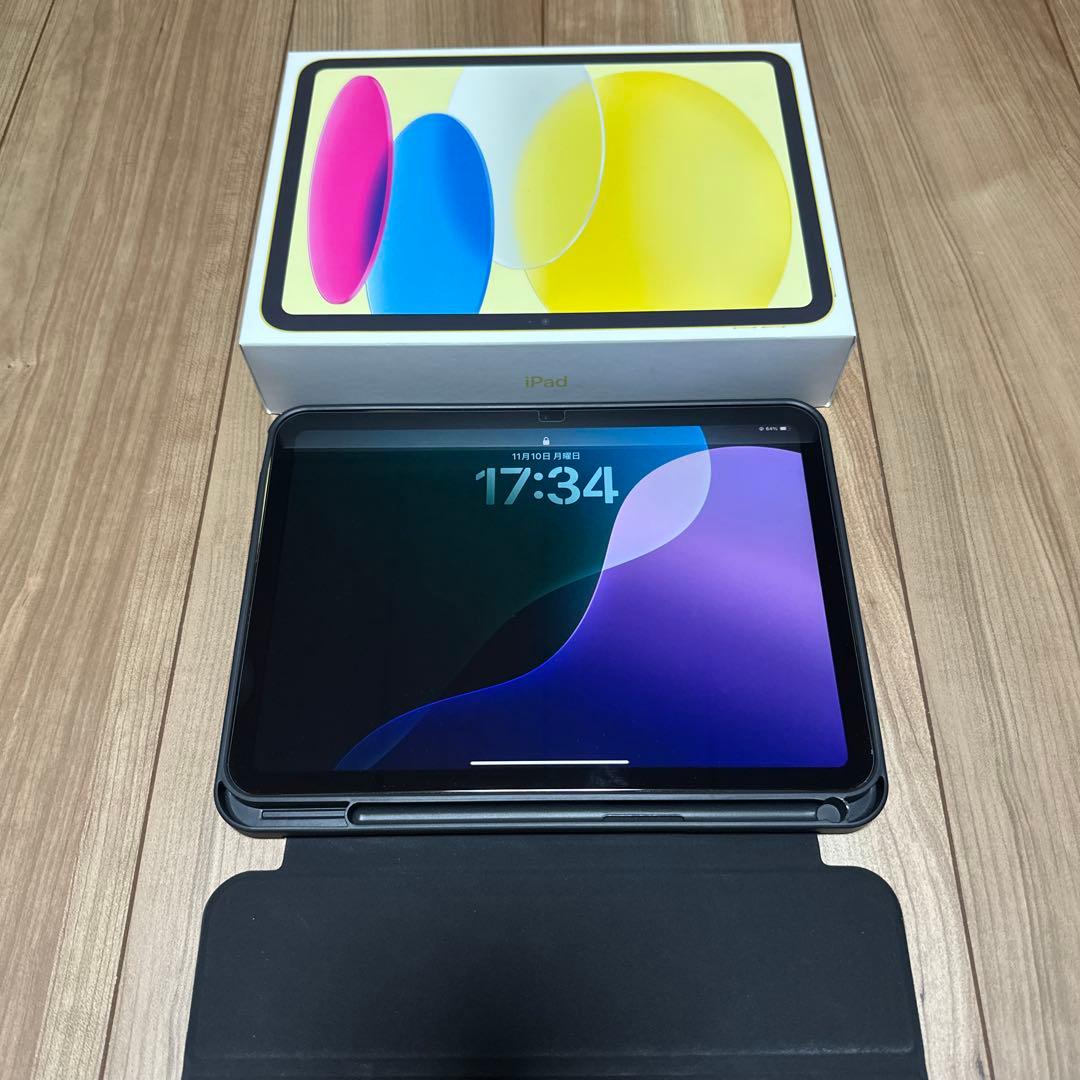 Apple iPad 本体　新品同様　保護フィルム&カバー付き
