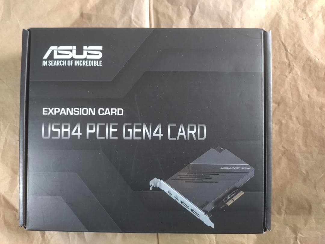 拡張カード ASUS USB4 PCIe Gen4 Card