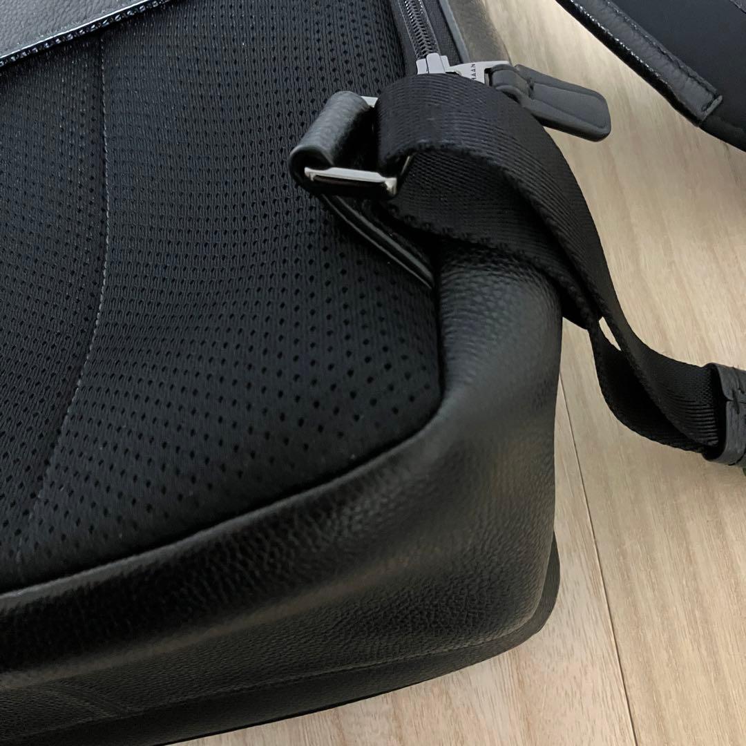 【訳あり】コールハーン マシュー バックパック 本革 A4/PC収納 黒