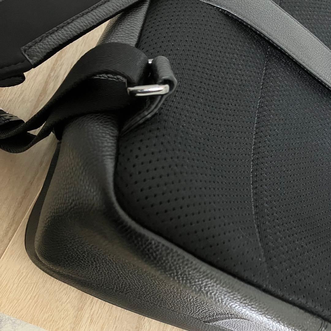 【訳あり】コールハーン マシュー バックパック 本革 A4/PC収納 黒