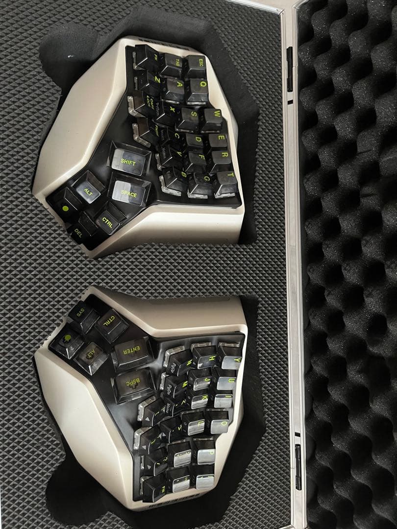 値下げ9/26までAM HATSU AM-05 ワイヤレス分割型キーボード