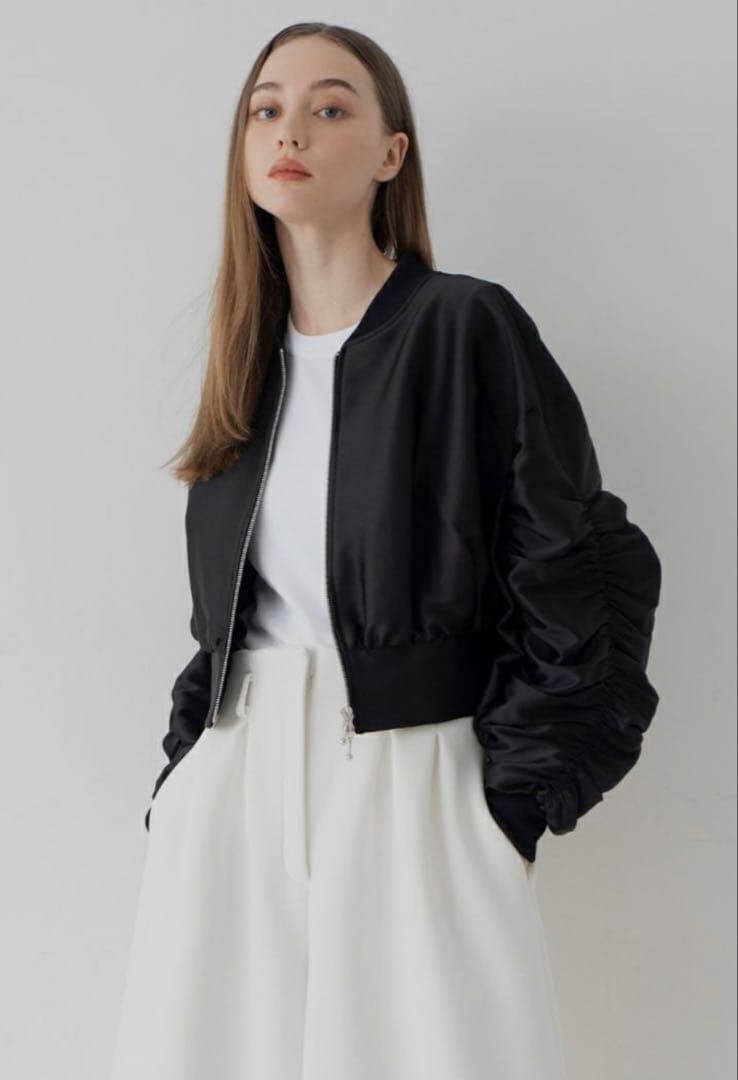 新品未使用品 maison de Dolce. glossy blouson黒