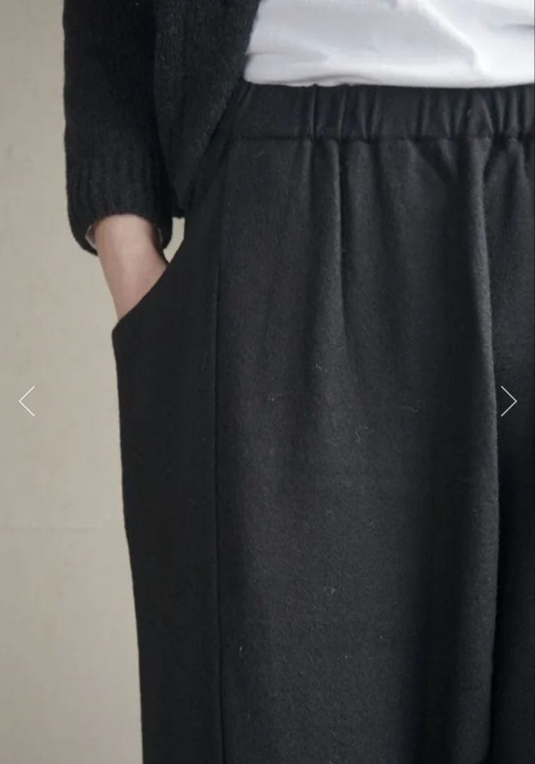 evameva wool sarrouel pants 【未使用】