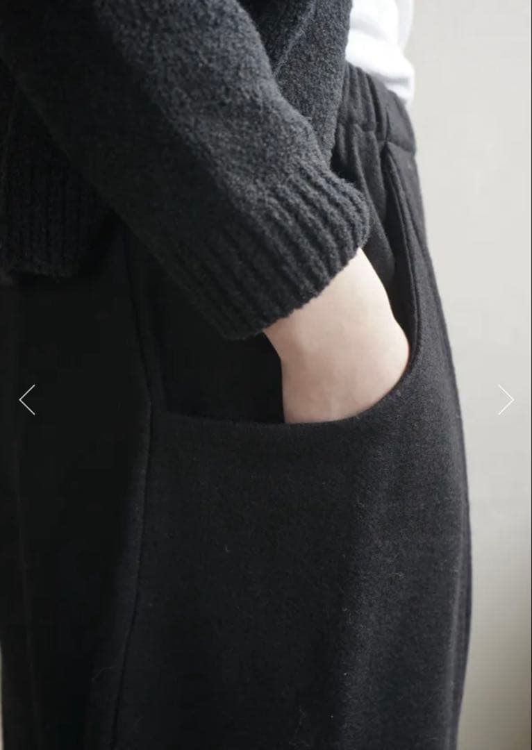 evameva wool sarrouel pants 【未使用】