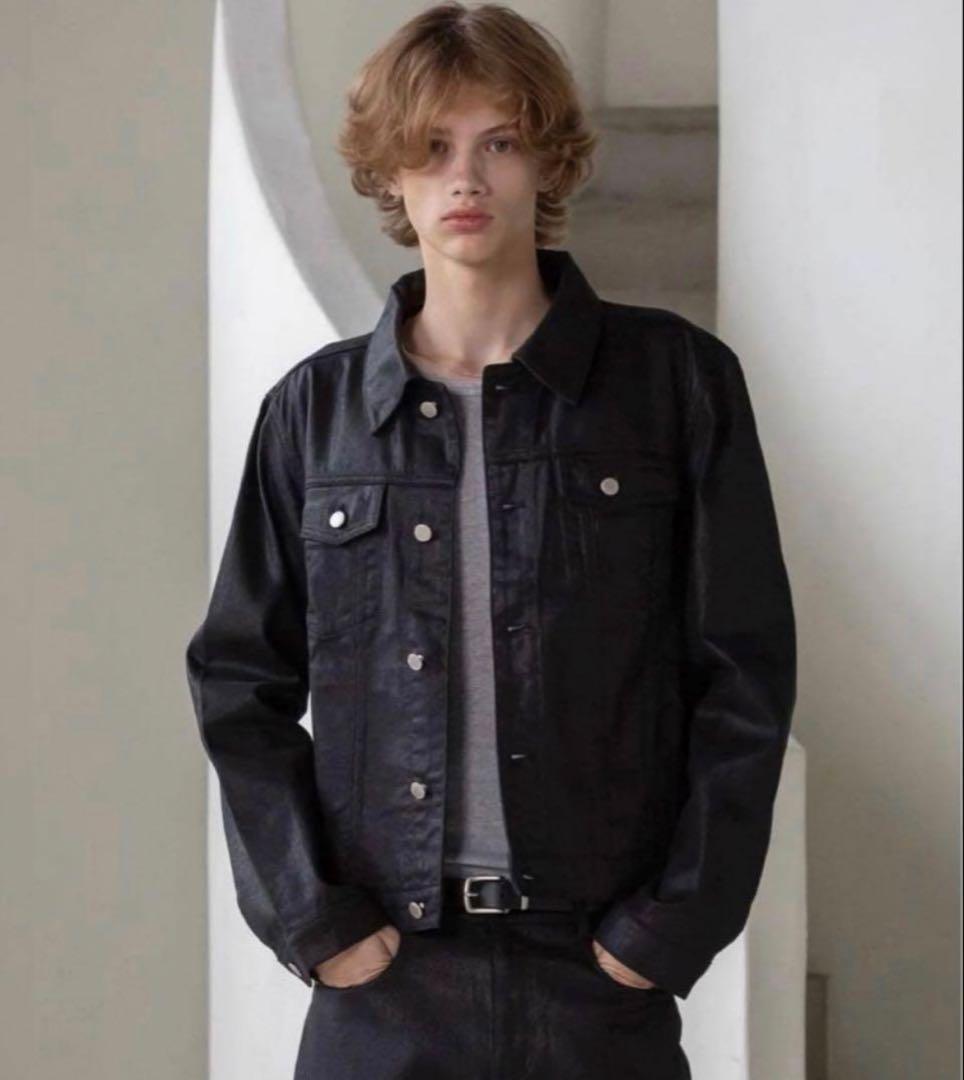 【新品未使用】decorosoコーティングデニムジャケット