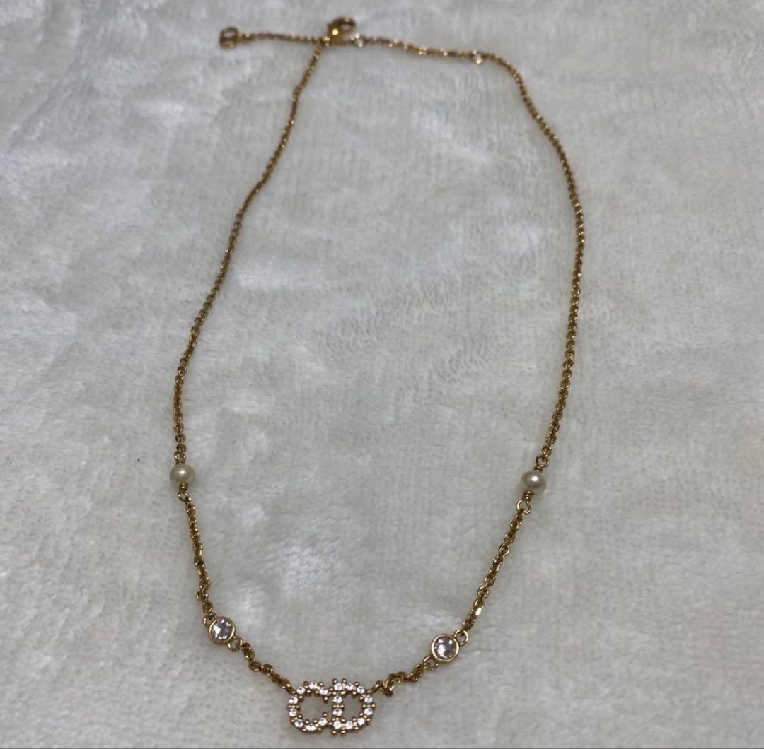 Dior ゴールドトーン チェーンネックレス