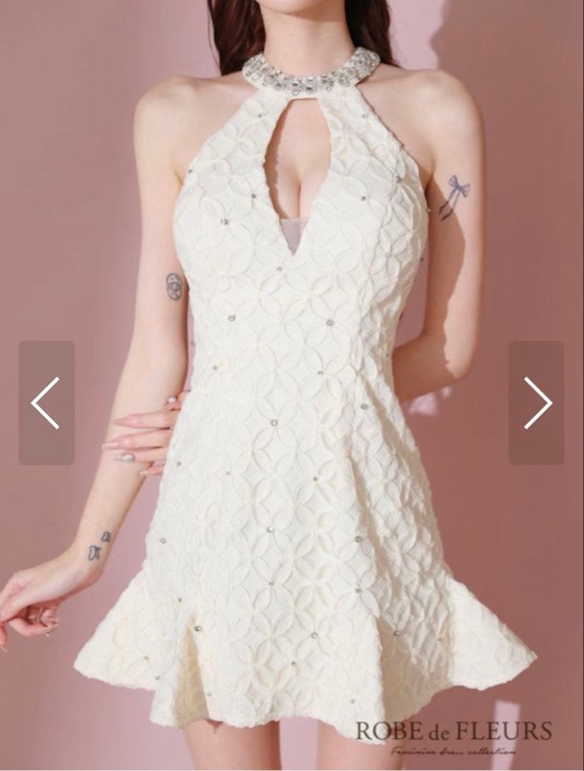 キャバドレス　sugar ROBE de FLEURS ローブドフルール　xs