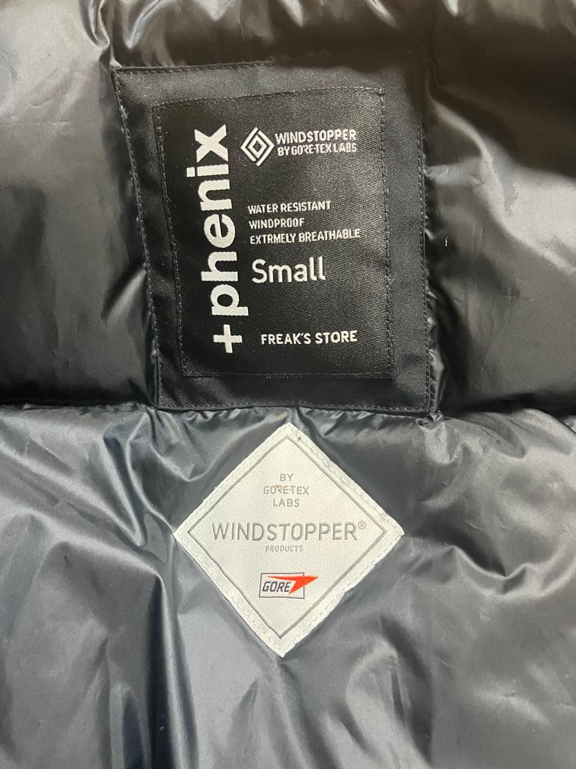専用 美品プラスフェニックス 別注 ゴアテックス スナップ ダウンジャケット S