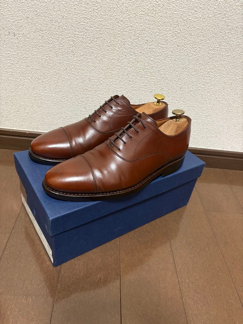 ジャランスリワヤ　ブラウン　6 シューツリー付　25.5cm