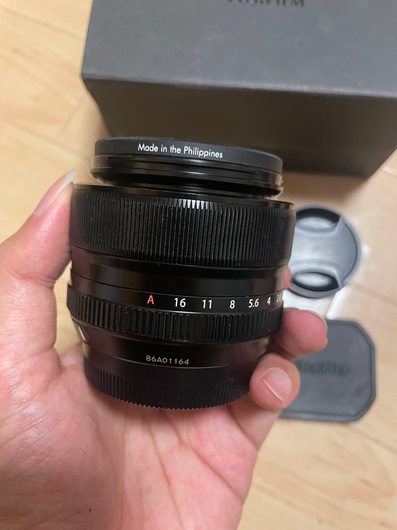 富士フィルム XF 35mm f1.4 単焦点レンズ　保護フィルタ付　中古美品