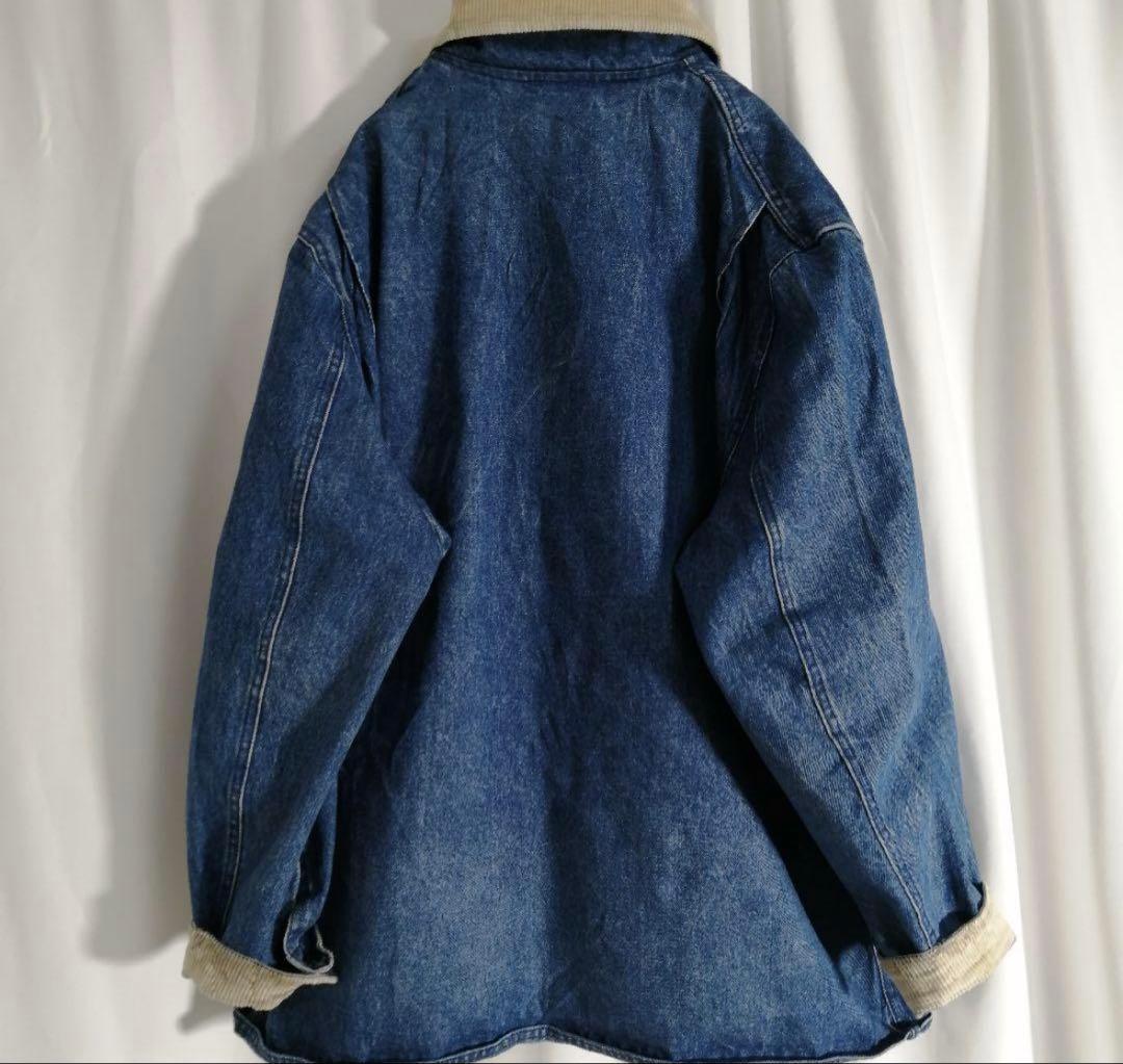 希少 80s L.L.bean デニムハンティングジャケット 古着 N590