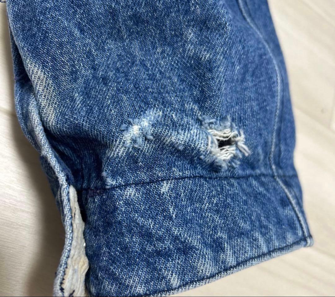 希少 80s L.L.bean デニムハンティングジャケット 古着 N590