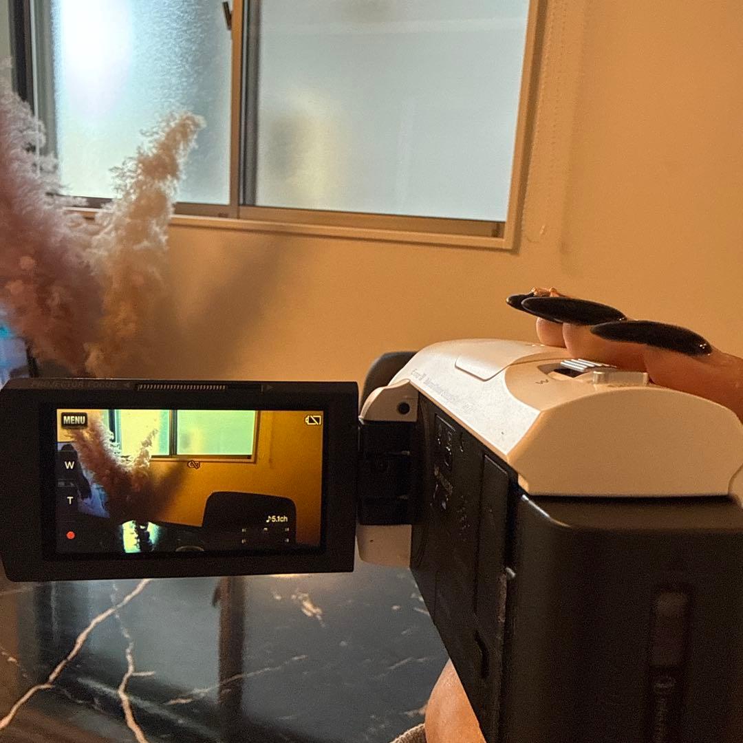 SONY HD 1080 ビデオカメラ 本体 ホワイト