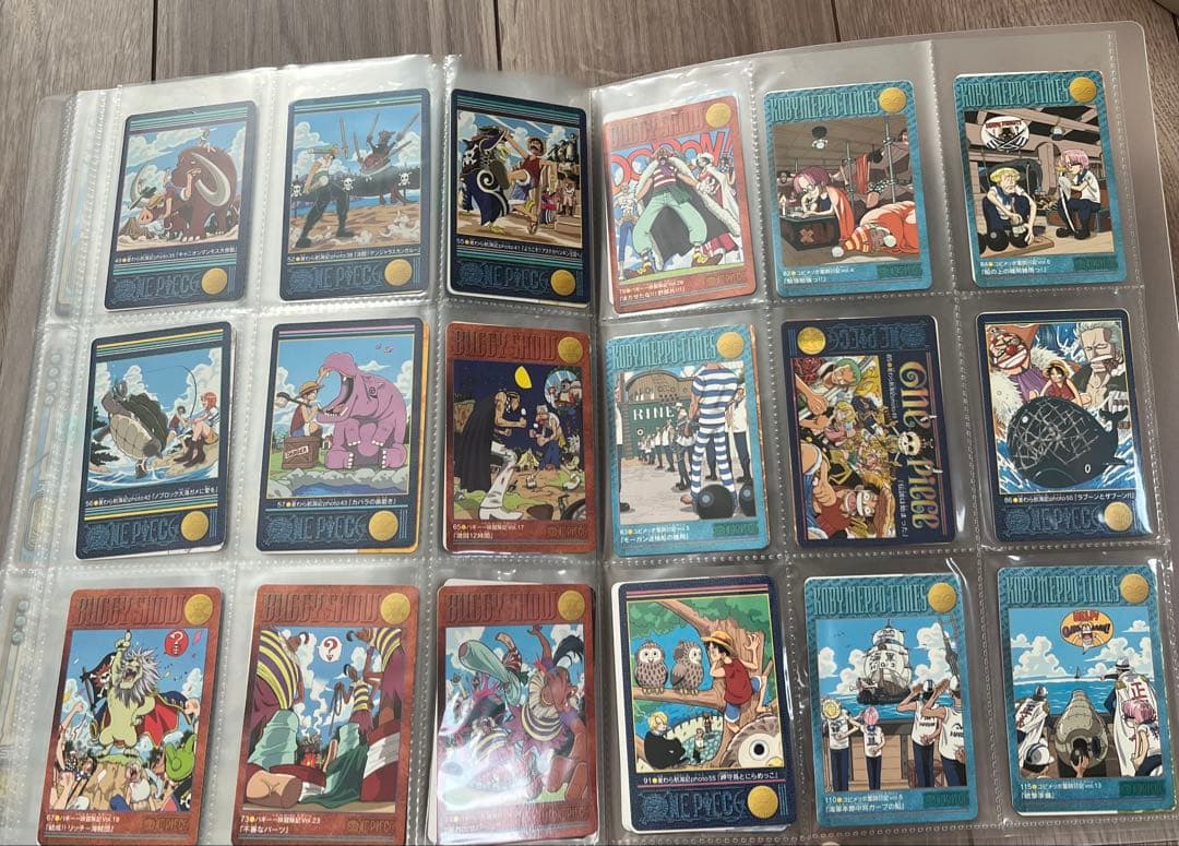 ワンピースビジュアルアドベンチャーカード、カードダスハイパーバトル初期まとめ売り