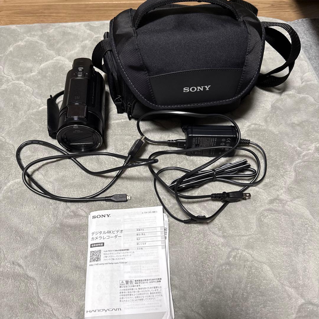 SONY FDR-AX60 4K ハンディカム ソニー ビデオカメラ 専用ケース