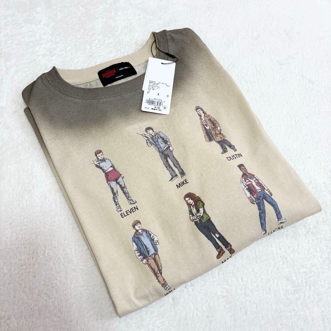 STRANGER THINGS コラボ スプレーアソートロングTシャツ Lサイズ