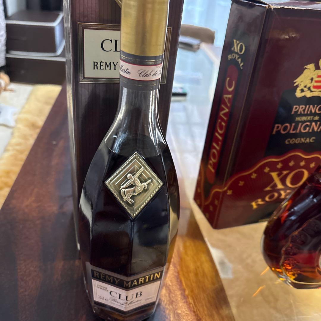 ブランデー REMY MARTIN CLUB & PRINCE POLIGNAC XO