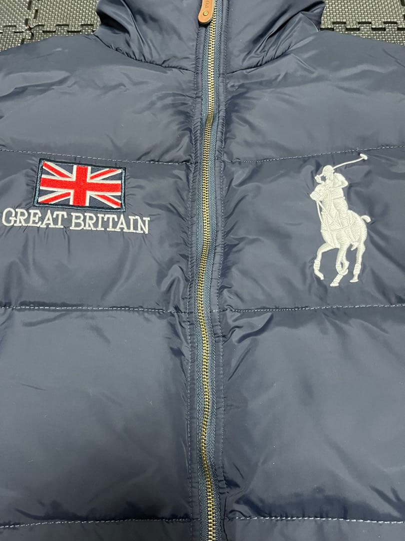 ポロラルフローレン　ダウンジャケット　ネイビー　M