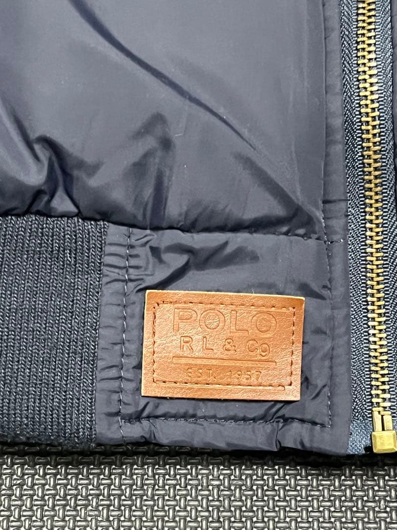 ポロラルフローレン　ダウンジャケット　ネイビー　M