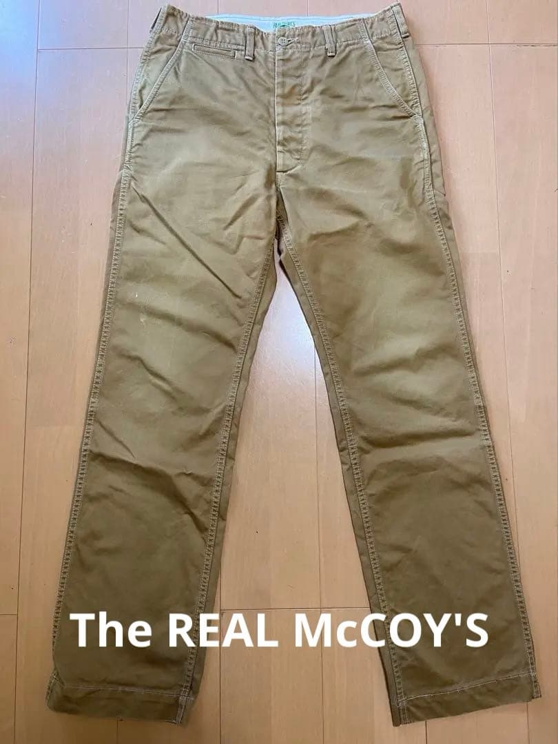 THE REAL McCOY'S チノパン【サイズW34 L34】