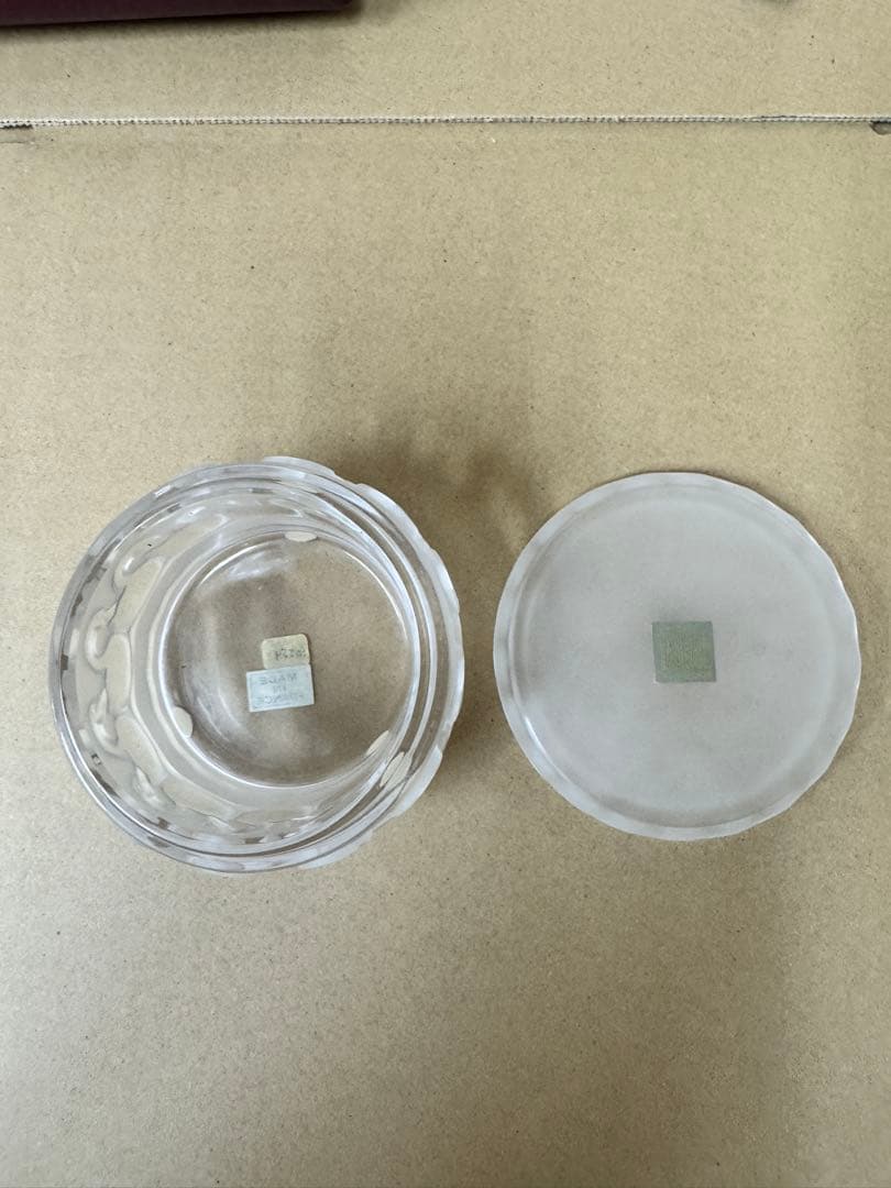 lalique WAKO 装飾的なガラスキャニスター