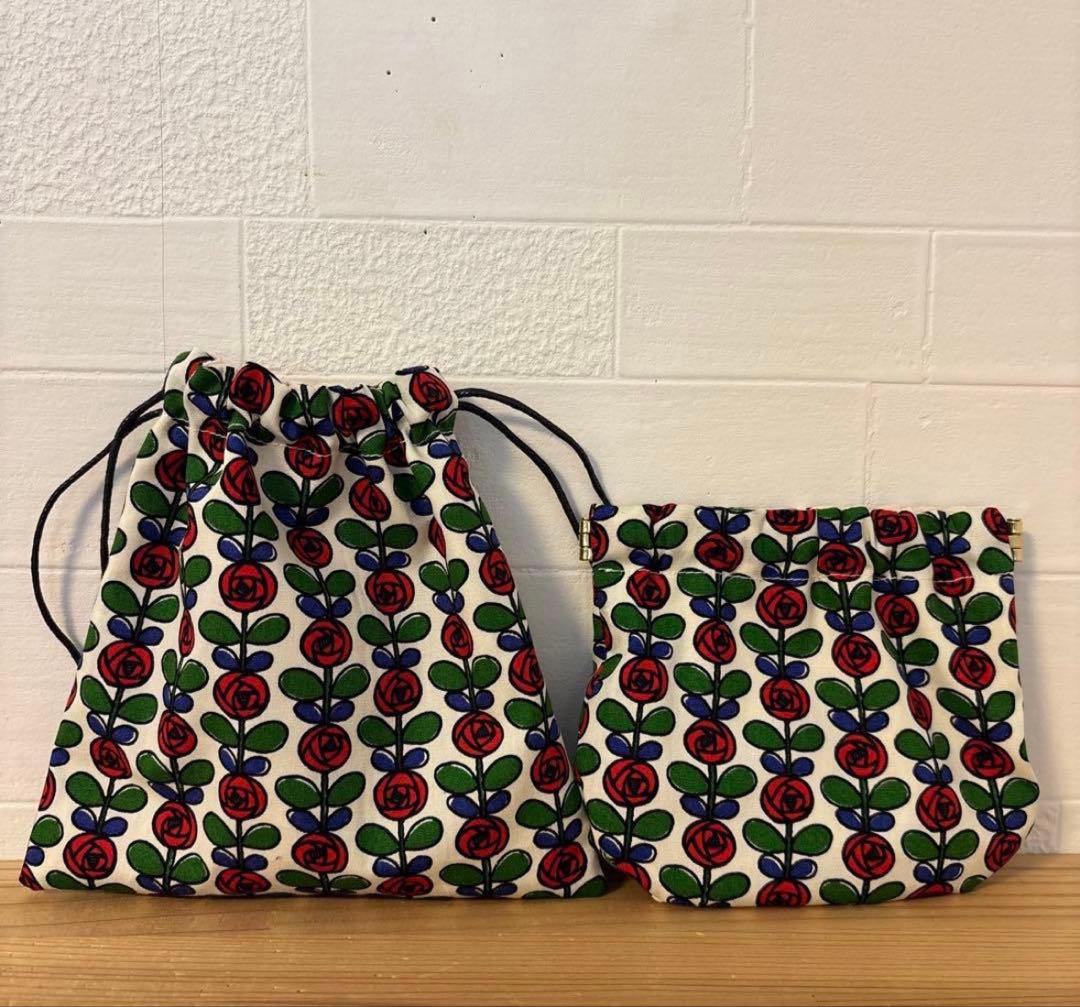 おまとめページ　感謝価ポーチ　巾着　ハンドメイド　ユキエモン　北欧