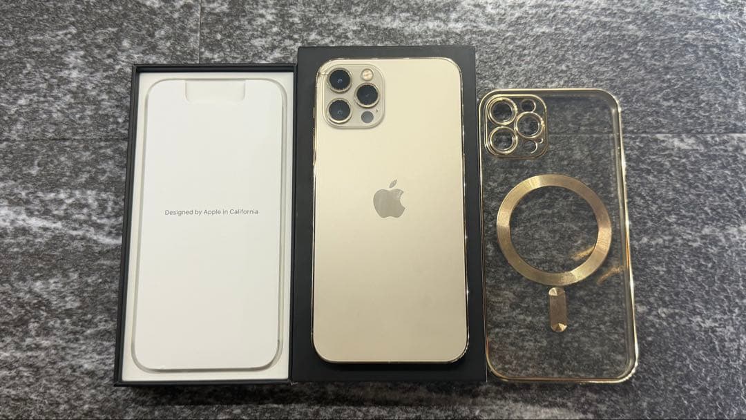 英*様 【美品】Apple iPhone 12 Pro 128GBゴールド 本体