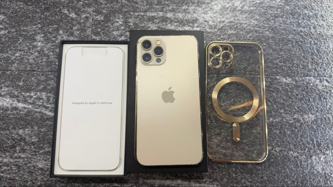 英*様 【美品】Apple iPhone 12 Pro 128GBゴールド 本体