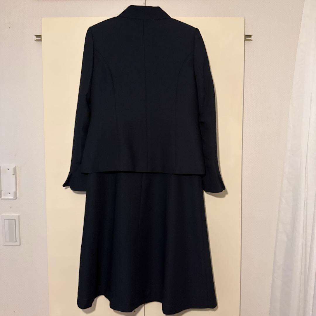 espoir エスポワール スーツ セットアップ ワンピース ネイビー 11AR