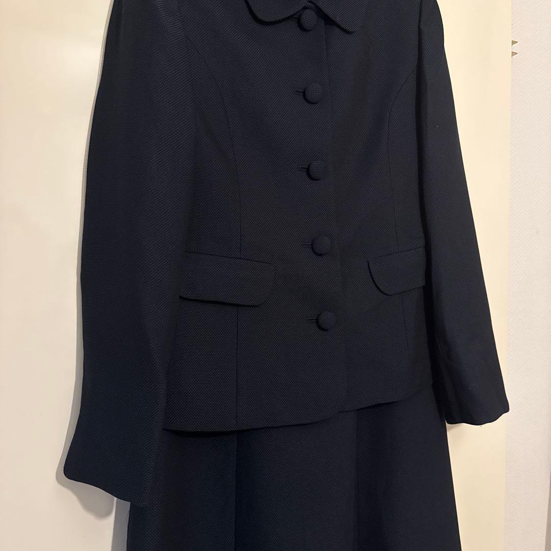 espoir エスポワール スーツ セットアップ ワンピース ネイビー 11AR