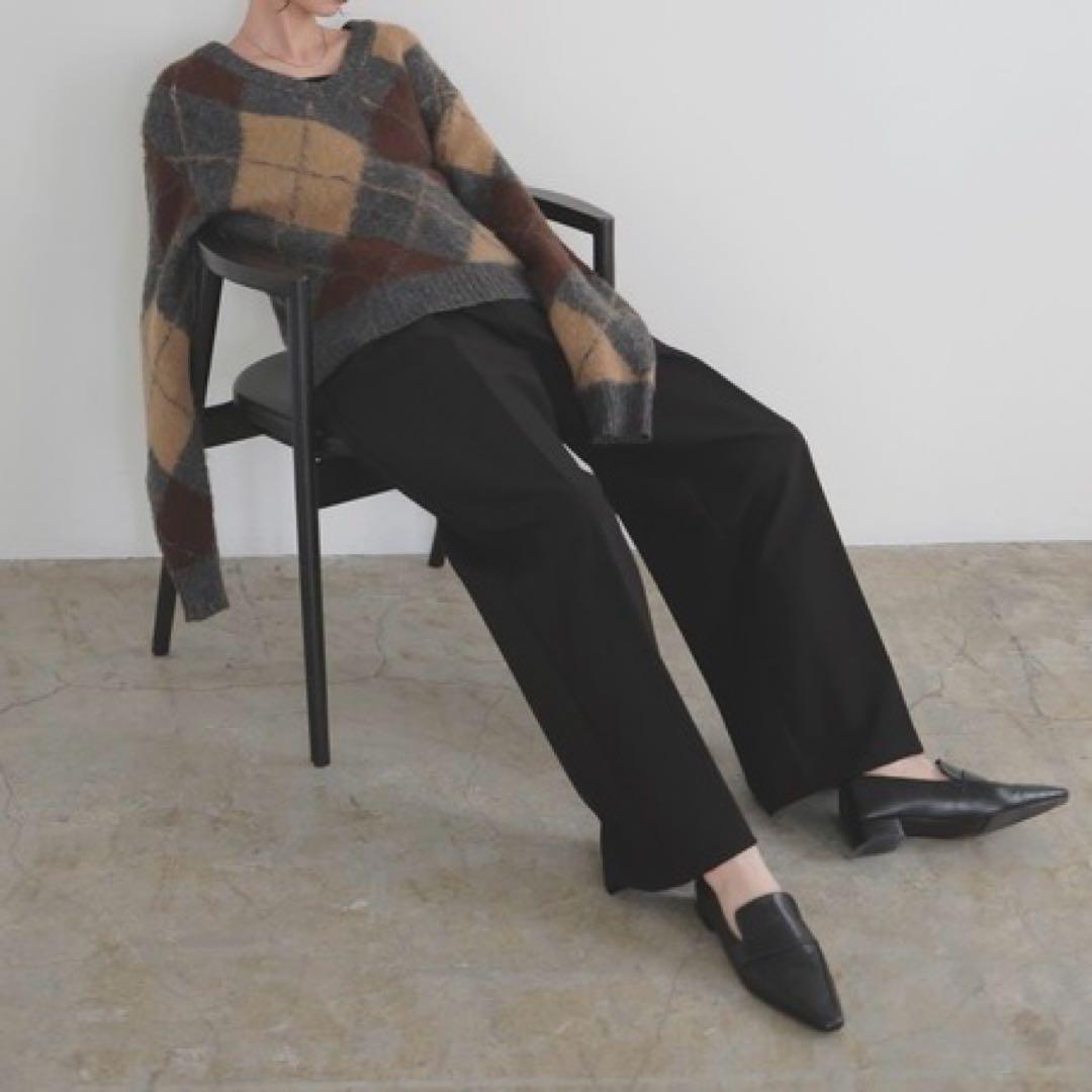 1970s Lyle&Scott ピュアカシミア　アーガイルニット　英国製