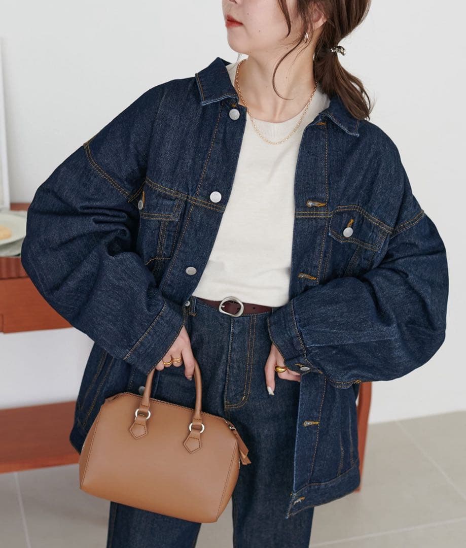 discoat USコットンデニムビッグGジャン