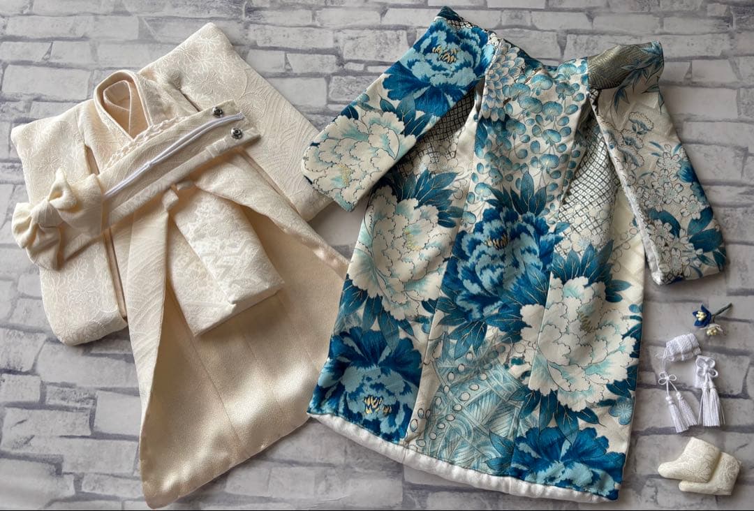 22cmドールサイズ 花嫁衣装　色打掛