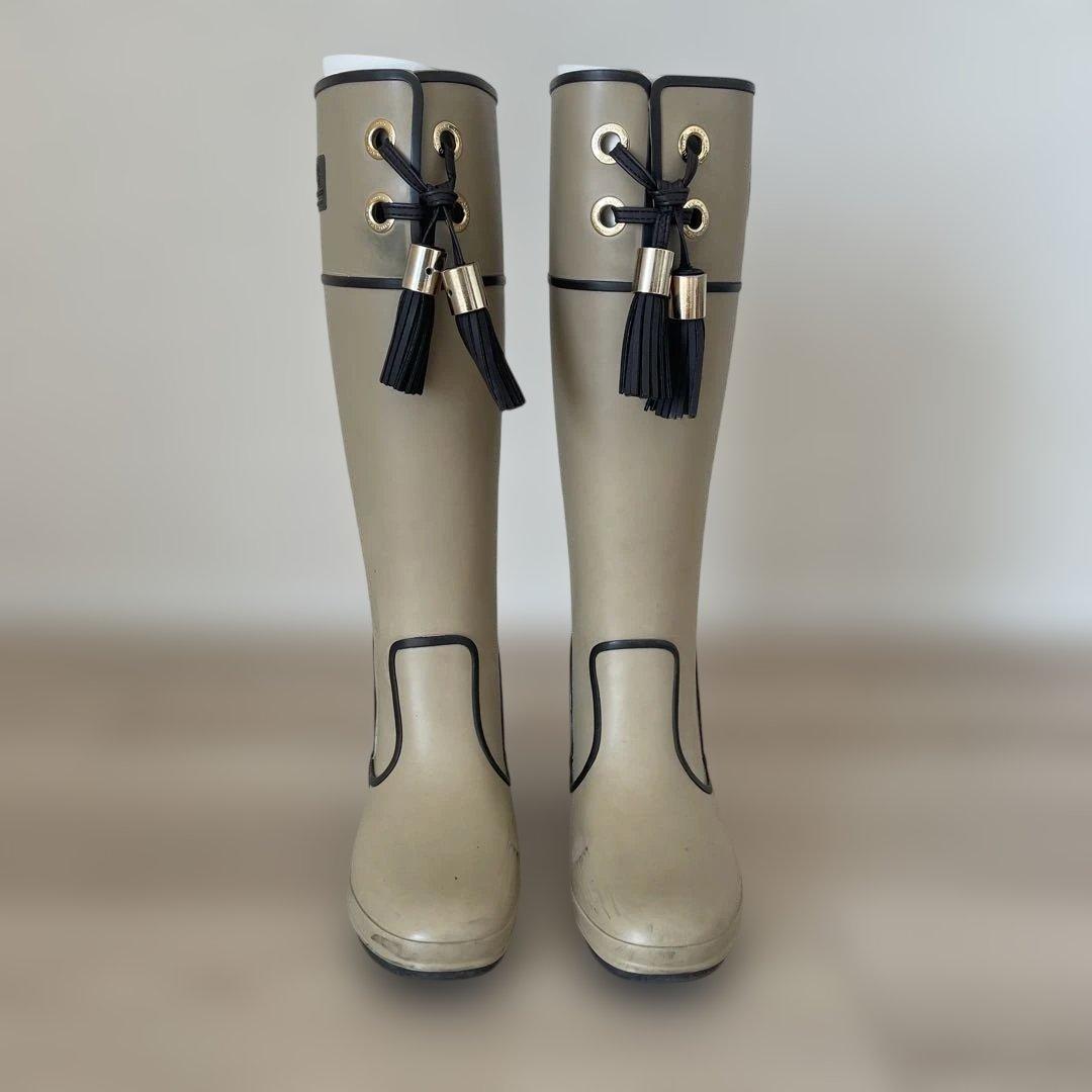 【Burberry】ラバーロングレインブーツ