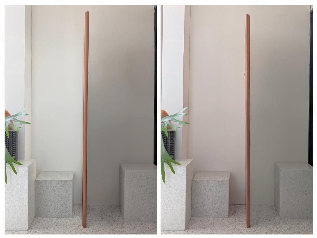 ウッドユウライクカンパニー WYLC 無垢材 チェリー シンプルミラー/大 美品