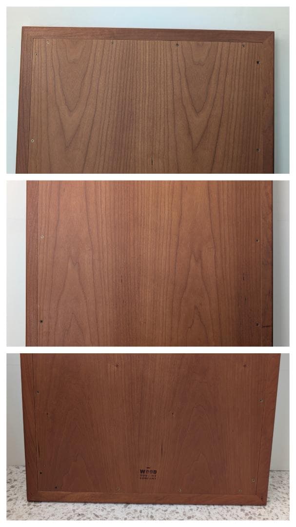 ウッドユウライクカンパニー WYLC 無垢材 チェリー シンプルミラー/大 美品