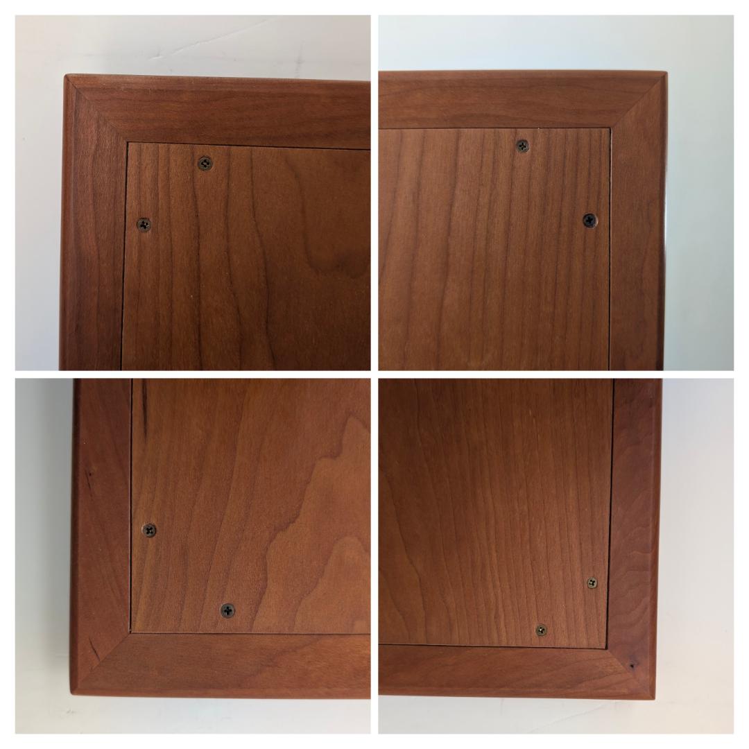 ウッドユウライクカンパニー WYLC 無垢材 チェリー シンプルミラー/大 美品