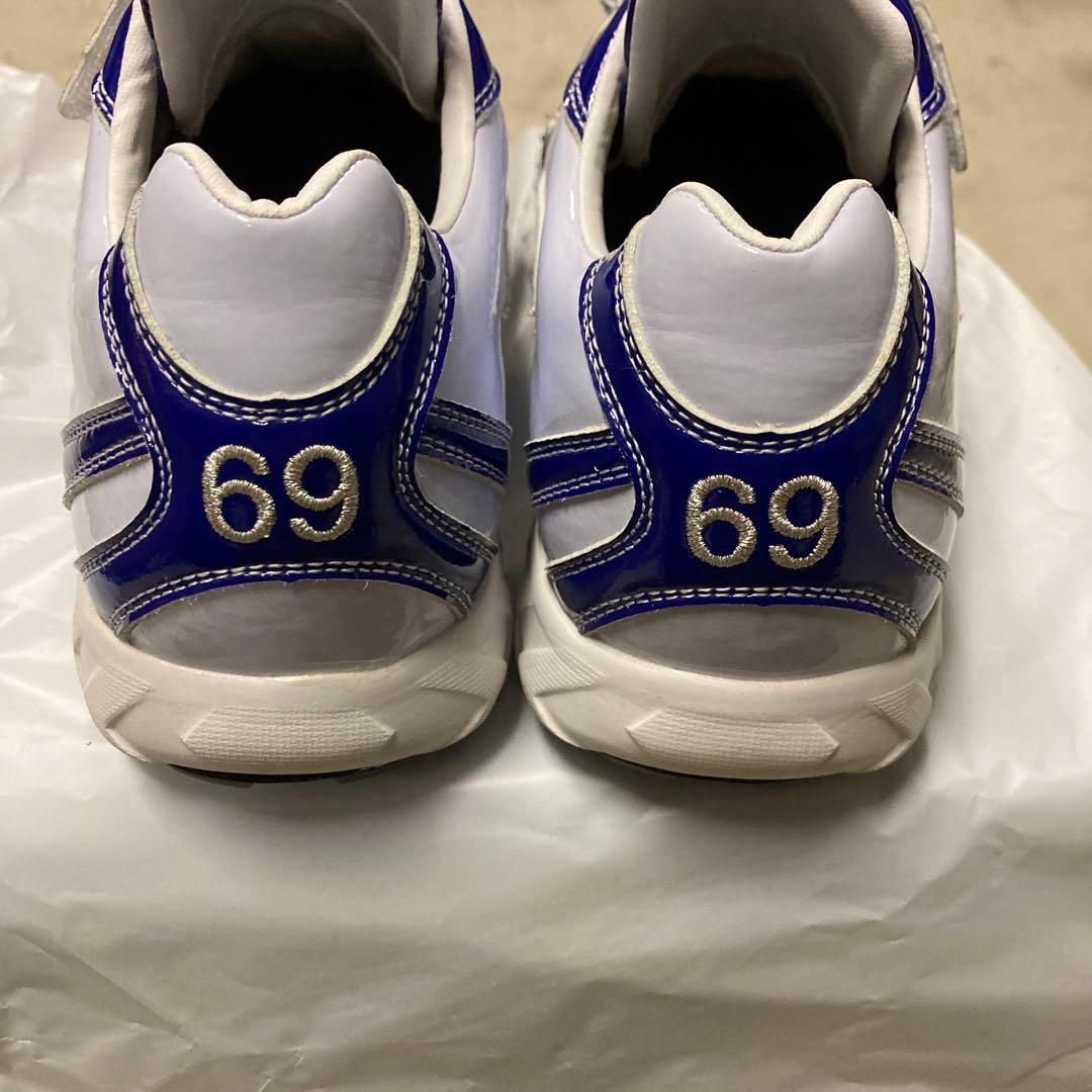 ZETT ゼットプロステイタストレーニングシューズ 白/青