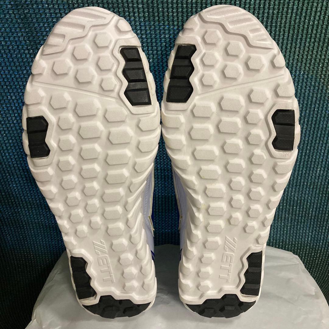 ZETT ゼットプロステイタストレーニングシューズ 白/青