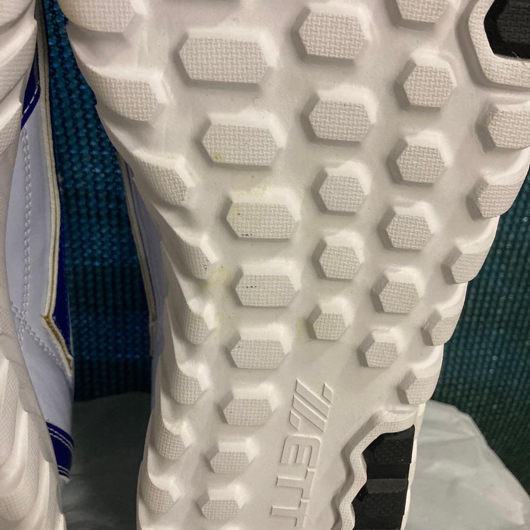 ZETT ゼットプロステイタストレーニングシューズ 白/青