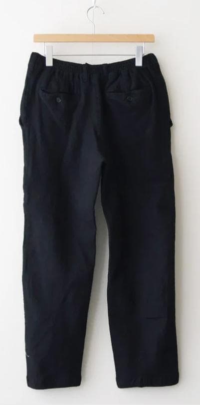 COMME des GARCONS HOMME ウールサージ 製品縮絨パンツ