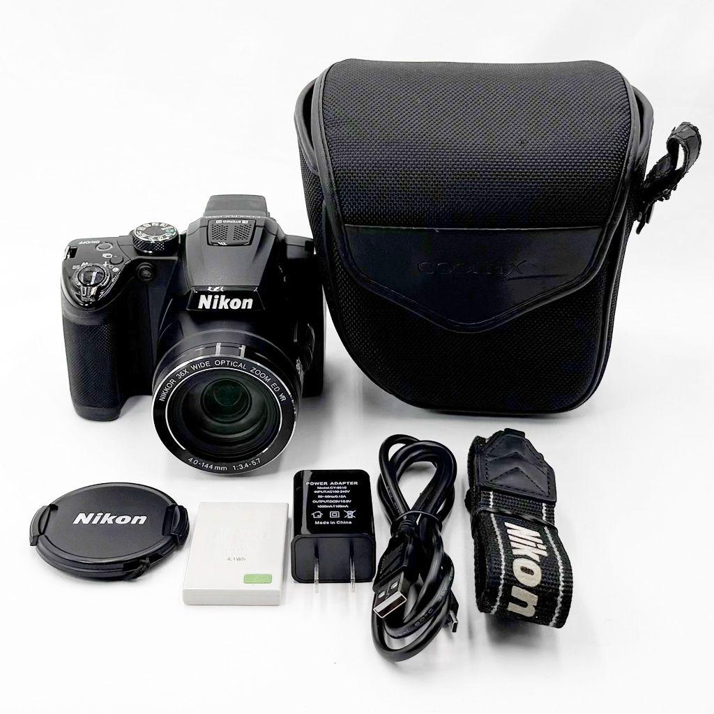 ニコン Nikon COOLPIX P500 ブラック コンデジ カメラ 中古