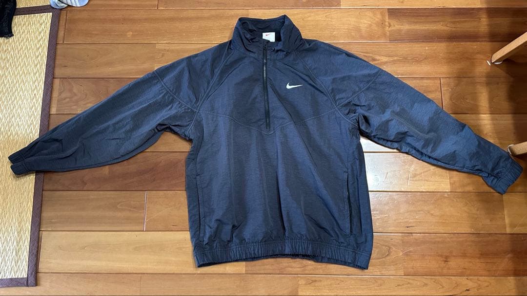 Nike x Stussy ハーフジップジャケット S ダークグレー
