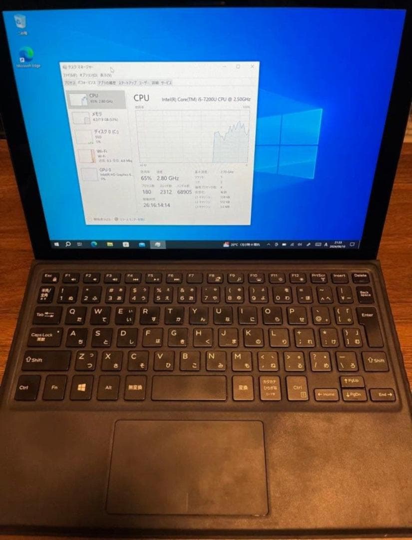 Latitude 5285 2in1 タブレットPC Windows