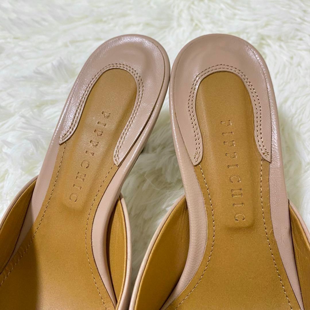 【試し履きのみ】pippichic ポインテッドトゥミュール Mimoza 37