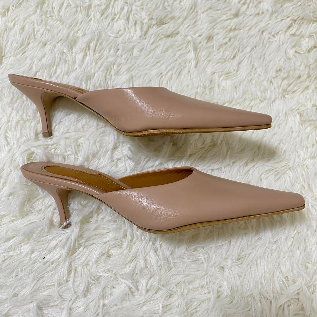 【試し履きのみ】pippichic ポインテッドトゥミュール Mimoza 37