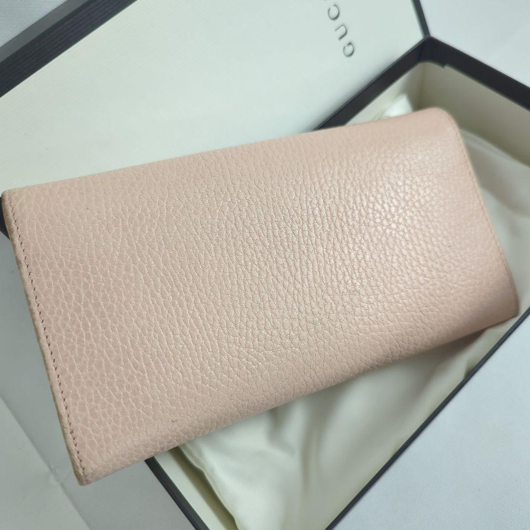 GUCCI グッチ 折り 長財布 GG マーモント ロゴ