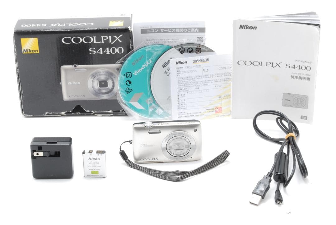 Nikon COOLPIX s4400 12倍ズーム コンパクトカメラ 動作確認